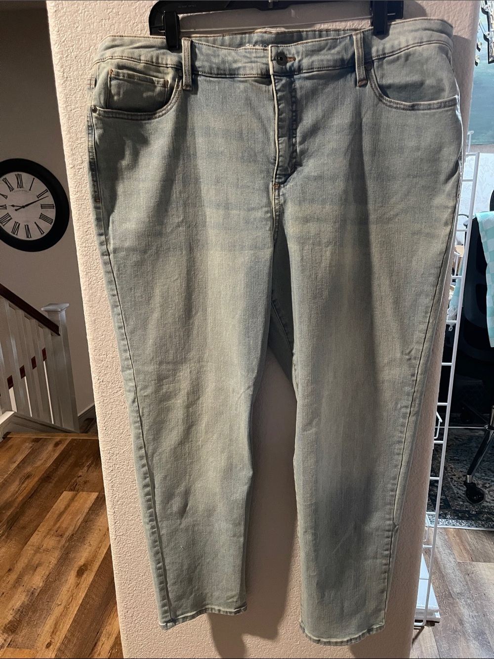 Style & Co. Light Wash Straight Leg Jeans